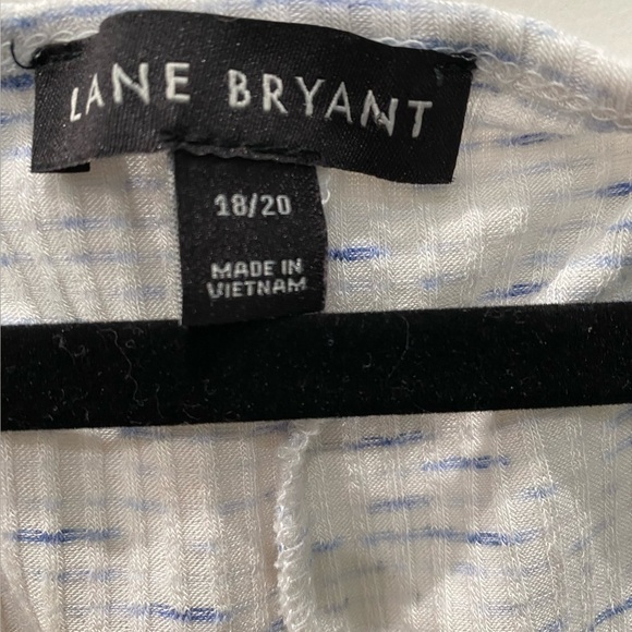 Lane Bryant 18/20 Classic Cap Flutter Sleeve Surplice V-Neck Wrap Knit Shirt - Picture 4 of 5